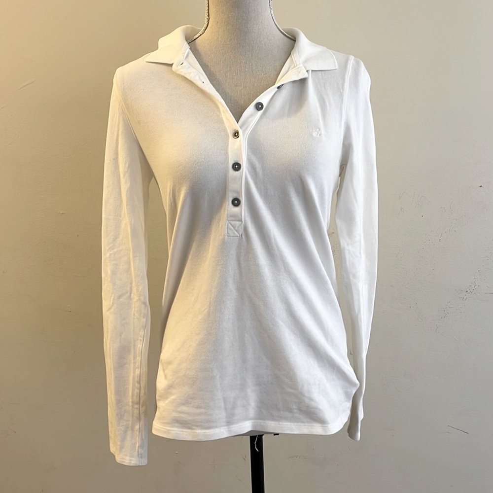Old navy polo long sleeve women size M